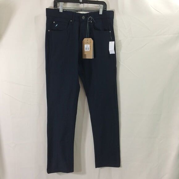 NEW Tailor Vintage Mens Pants Luxe Performance New Canaan Slim Navy 30x30 SLIM - Picture 1 of 4